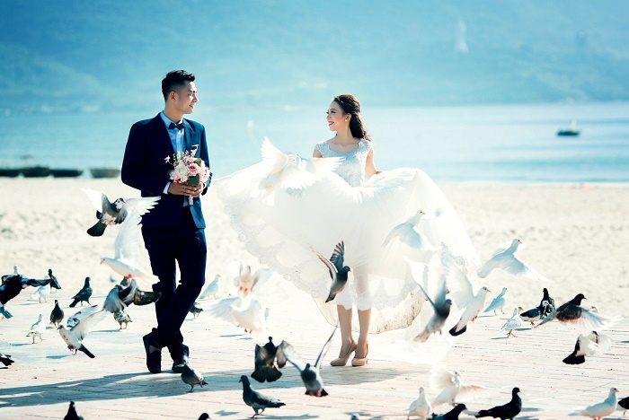 Công Viên Biển Đông - Địa điểm chụp ảnh cưới đẹp ở Đà Nẵng